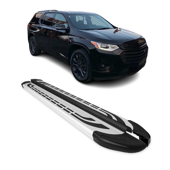 Nerf Bars Side Step Running Boards for Chevrolet Travers 2018-2023 Silver 2 Pcs
