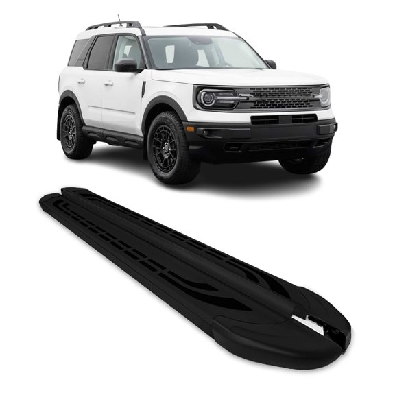 Nerf Bars Side Step Running Boards for Ford Bronco Sport 2021-2024 Black 2 Pcs
