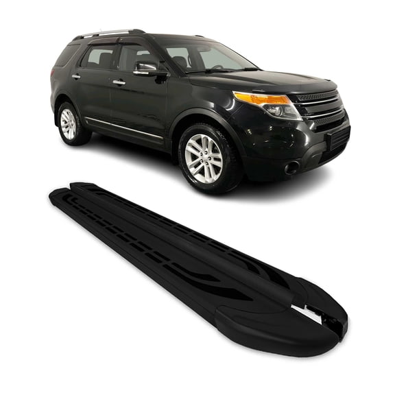 Nerf Bars Side Step Running Boards for Ford Explorer 2011-2019 Black 2 Pcs