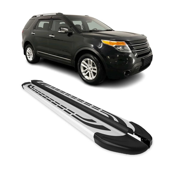Nerf Bars Side Step Running Boards for Ford Explorer 2011-2019 Silver 2 Pcs