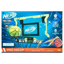 Nerf Basketball Pro over the Door Hoop with Mini Ball - 18 in. x 12 in.  - Steel Rim