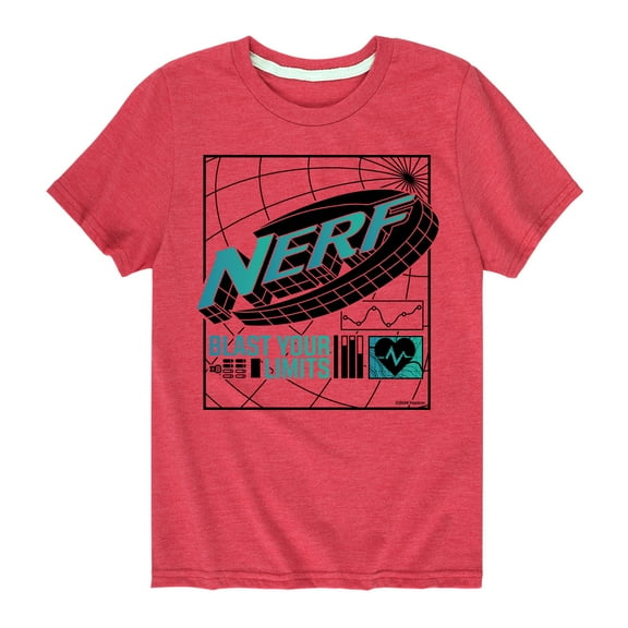 Nerf - Blast Your Limits - Boy's Short Sleeve T-Shirt