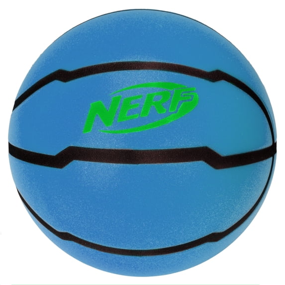 NERF Quietcourt Silent Foam Basketball - Quiet Ball for Indoor Dribbling Practice + Drills - 28.5" - Kids + Youth Basketball - Never Goes Flat Foam