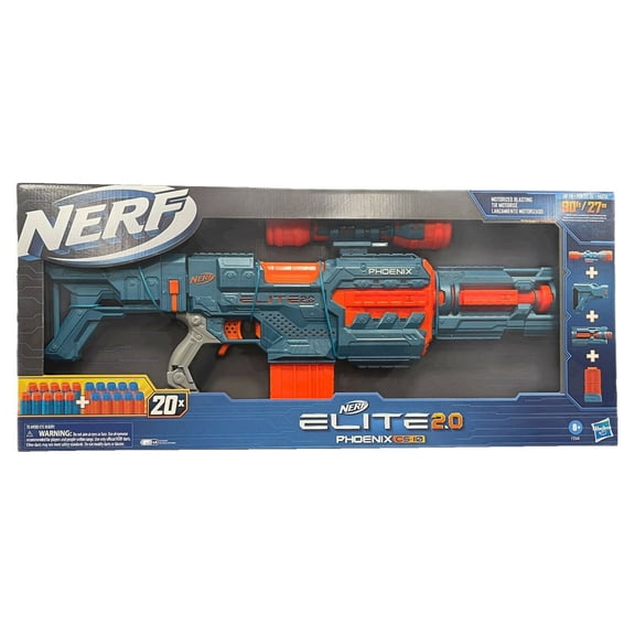 Nerf CS-10 Phoenix Elite 2.0 Motorized Foam Dark Blaster