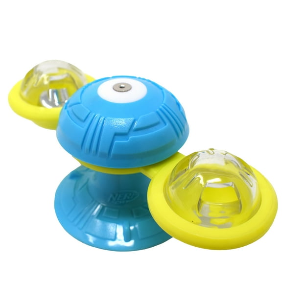Nerf Cat LED Light Up Rattle Spinner with Bell Cat Toy