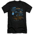 thumbnail image 1 of Nerf Deconstructed Nerf Gun HBO S/S Adult 30/1 T-Shirt Black, 1 of 1