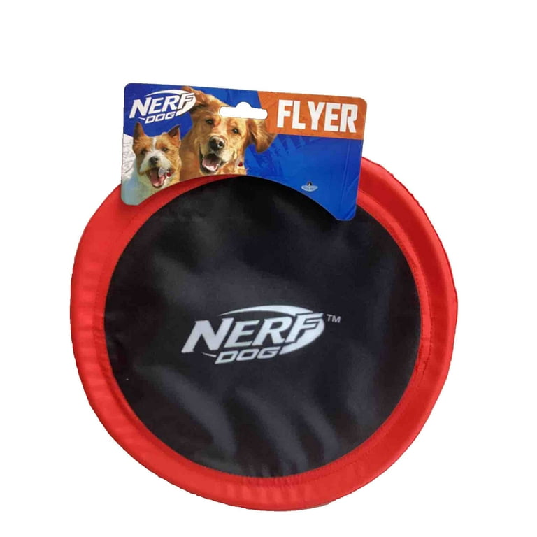 Nerf Dog 10 Nylon Flyer Black Red Walmart