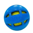 thumbnail image 1 of Nerf Dog Crunchable Squeak Ball, Blue, 3.8 inch, 1 of 9