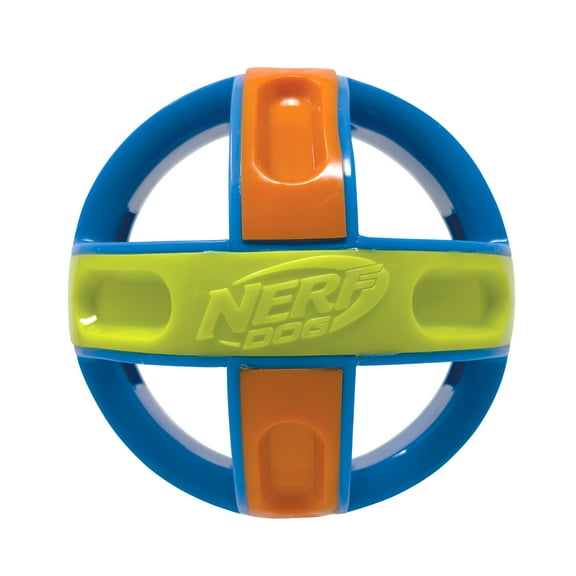 Nerf Dog Giggle Ball Interactive Noises Dog Toy, 5 inch