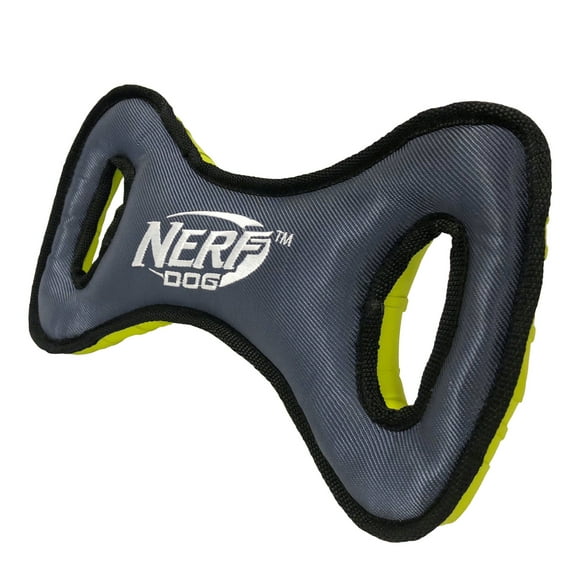 Nerf Dog Rubber/Nylon Extra Stuffed Plush Infinity Chew & Tug Dog Toy, 12.5 inch