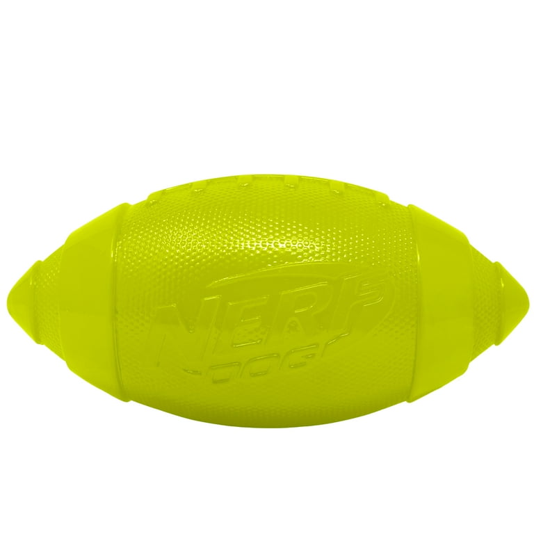 Nerf Dog TPR Glow Squeak Football, 7 inch - Walmart.com