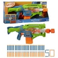 thumbnail image 1 of Nerf Elite 2.0 Double Punch Motorized Electronic Blaster, 50 Elite Darts, 2x 10-Dart Clips, 1 of 12