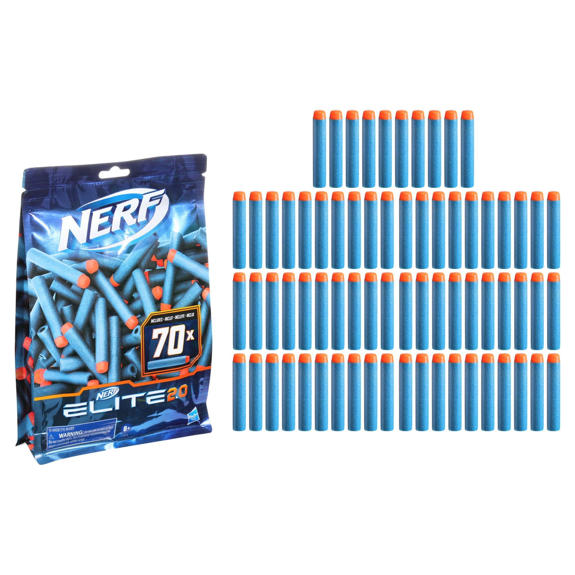 Nerf Elite 2.0 Kids Toy Blaster Refill Pack with 70 Darts, Only At Walmart - image 1 of 4
