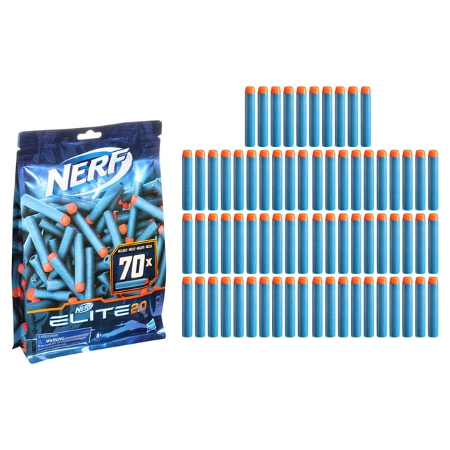 Nerf Elite 2.0 Kids Toy Blaster Refill Pack with 70 Darts, Only At Walmart