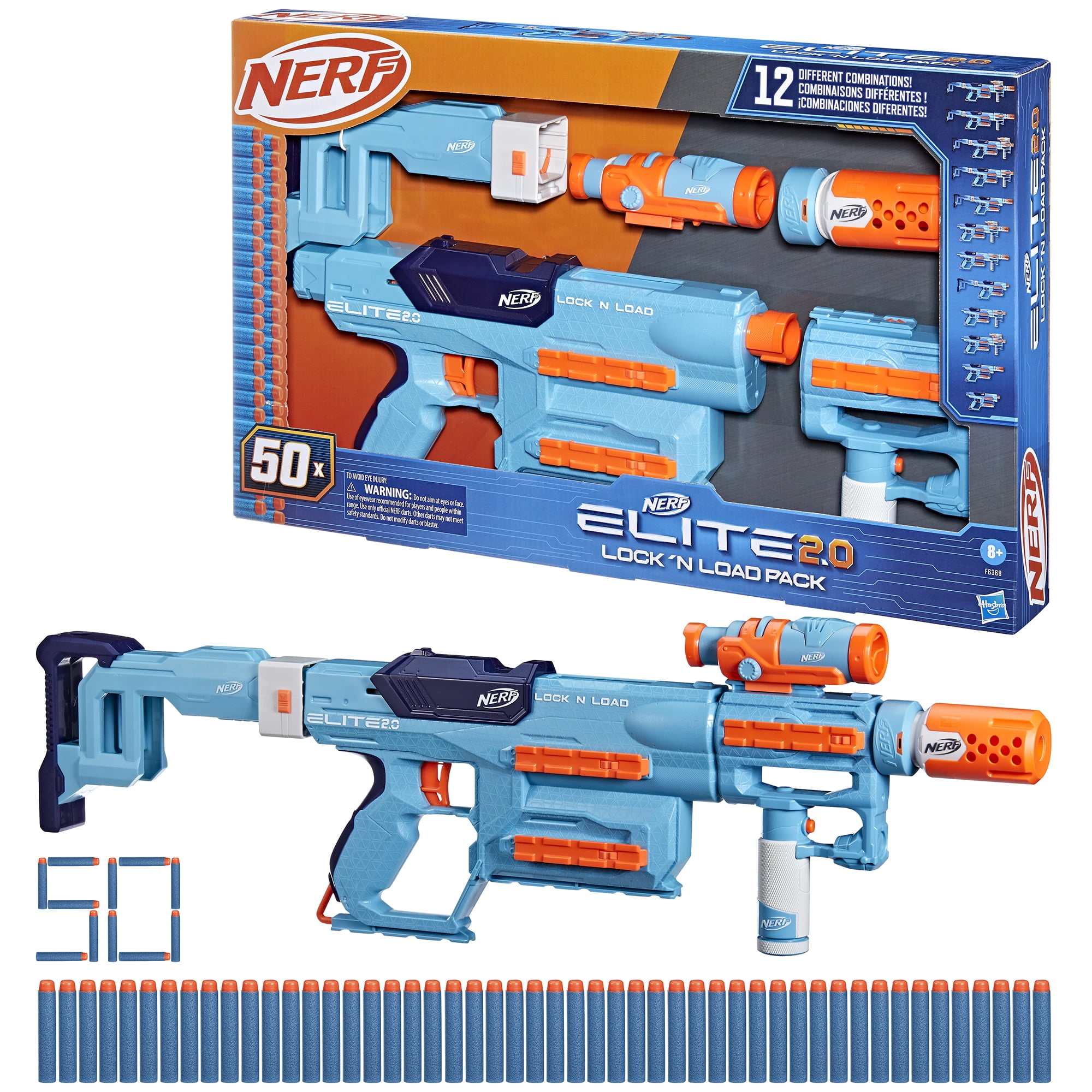 Nerf Elite 2.0 Lock N Load Pack, 1 Nerf Blaster