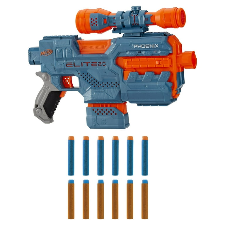Nerf Elite 2.0 Phoenix CS-6 Electronic Toy Blaster for Kids with