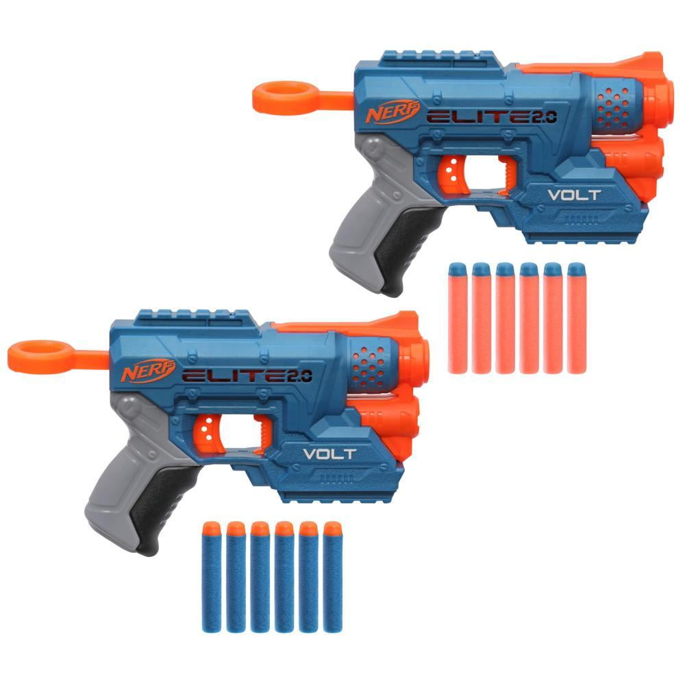Nerf Elite 2.0 Volt SD-1 Double Blaster Pack with 12 Darts, Light