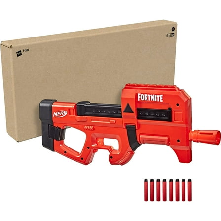 Nerf Fortnite Compact Motorized Electronic Dart Blaster Kids Toys for Outdoor Summer Games Ages 8 and Up