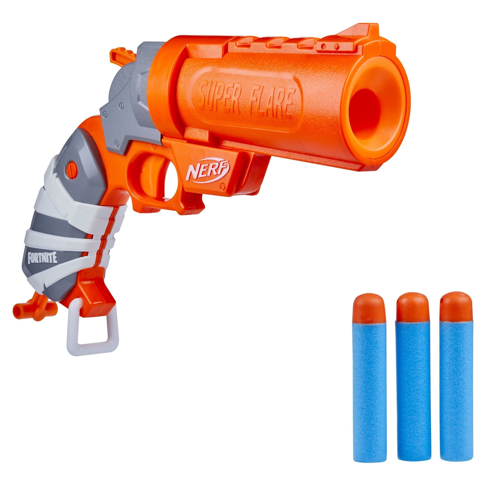 Nerf Fortnite Flare Dart Blaster Fortnite Gun with 3 Mega Darts for Kids Outdoor Summer Games Ages 8 Walmart