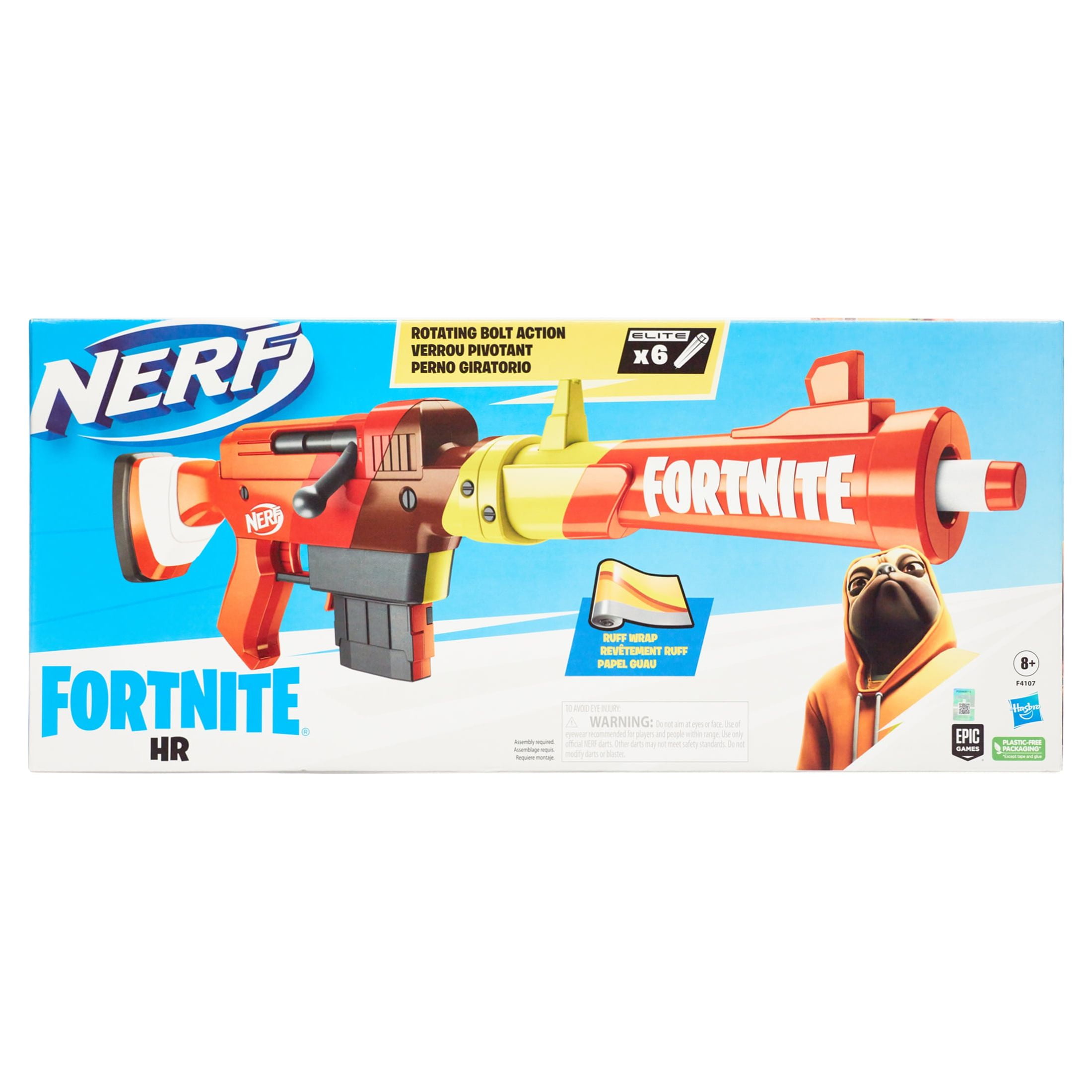 Nerf Fortnite HR Rotating Bolt Action Kids Toy Blaster fr Boys and