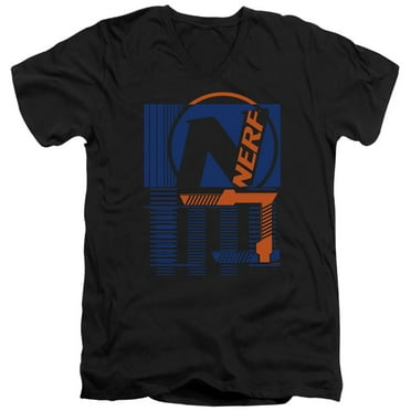 Nerf - Grid - Slim Fit V Neck Shirt - X-Large