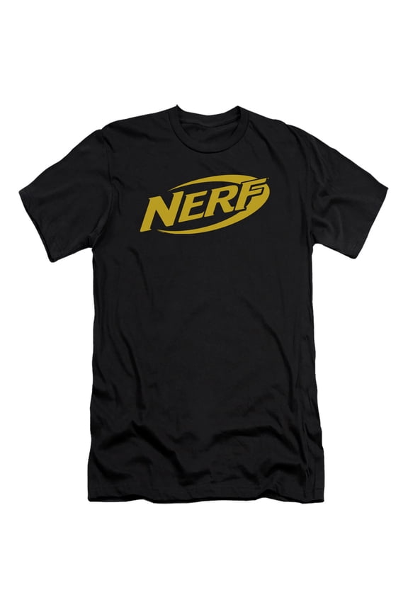 Nerf Logo HBO S/S Adult 30/1 T-Shirt Black