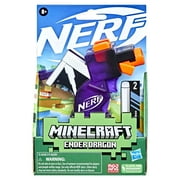 Nerf MicroShots Minecraft Ender Dragon Mini Kids Toy Blaster with 2 Darts