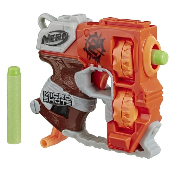 Nerf MicroShots Zombie Strike Flipfury Blaster, Ages 8 and Up