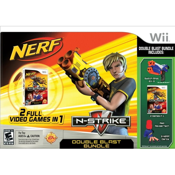 Nerf N-Strike Double: Blast Bundle - Nintendo Wii