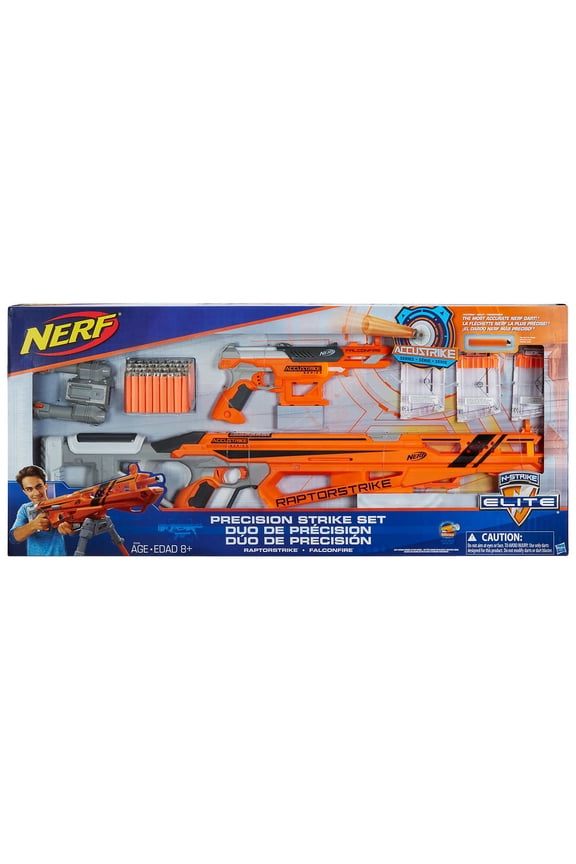 N-Strike Elite Precision Strike Set RaptorStrike and FalconFire Blasters