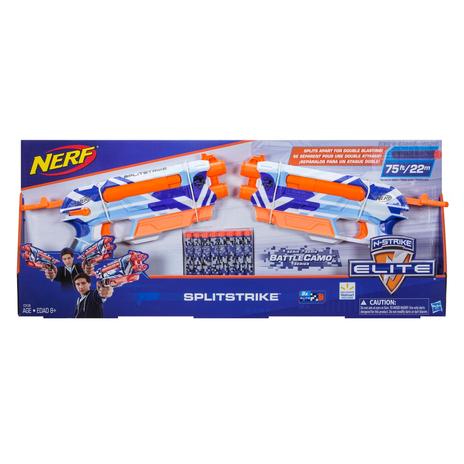 Nerf N-Strike Elite Splitstrike Blaster Potencia Mexico Ubuy