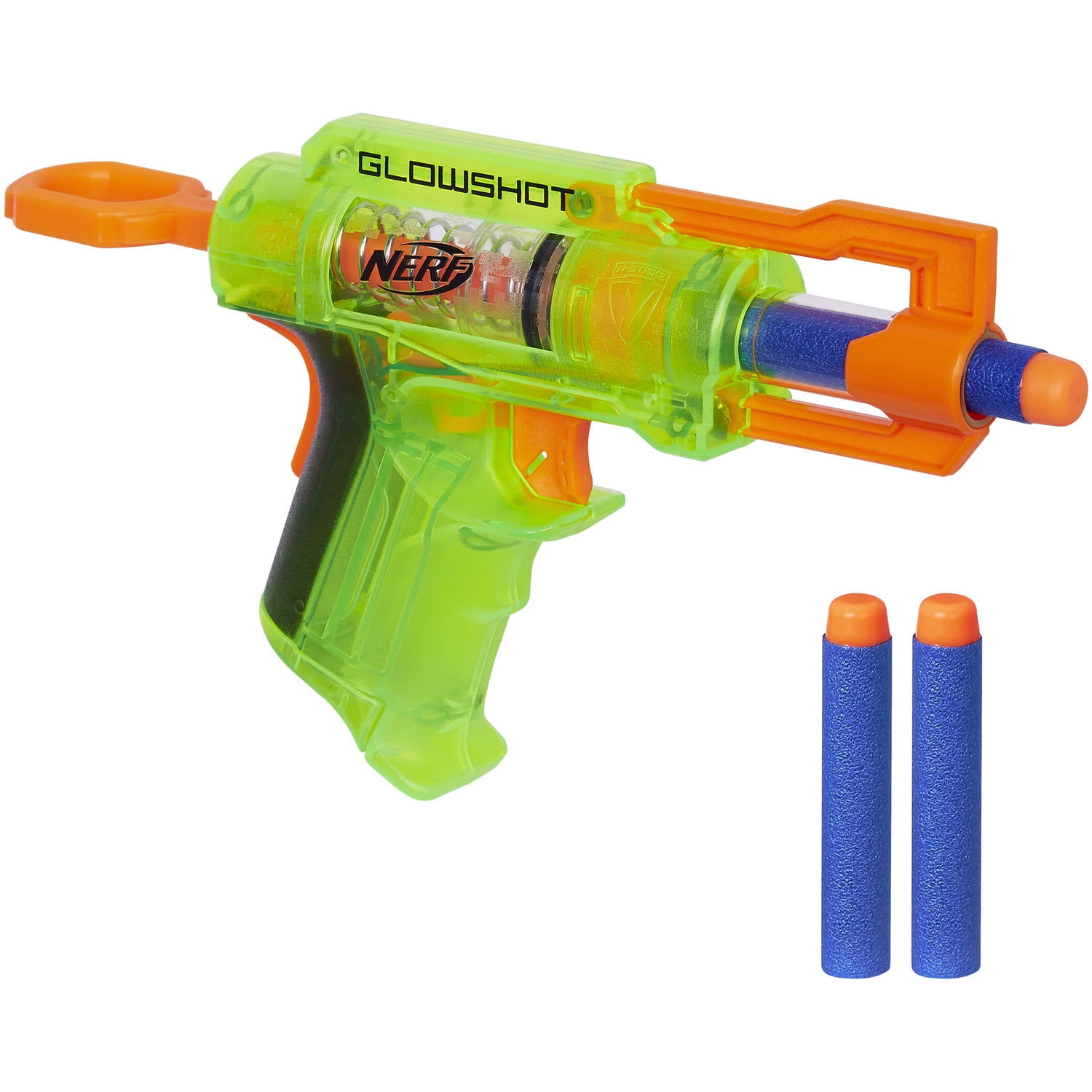 Slud Land TVstation Nerf N-Strike GlowShot Blaster, Includes 3 Darts, for Kids Ages * and Up -  Walmart.com