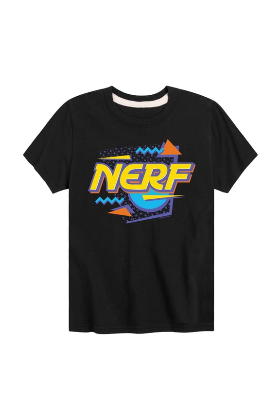 - Nerf 90s Sprinkle Logo - Boy's Short Sleeve T-Shirt
