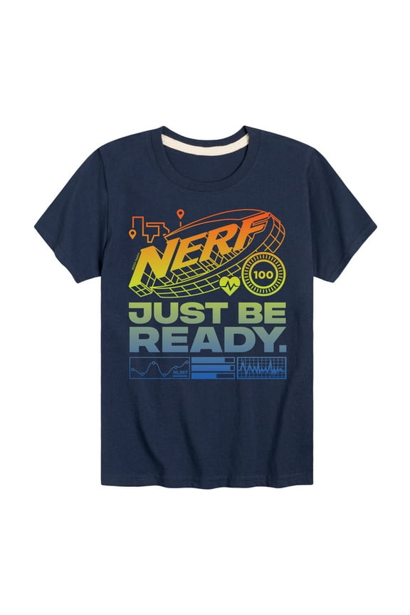 - Nerf Gradient Logo - Boy's Short Sleeve T-Shirt