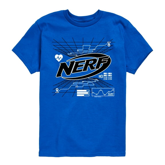 Nerf - Nerf Grid Map - Boy's Short Sleeve T-Shirt