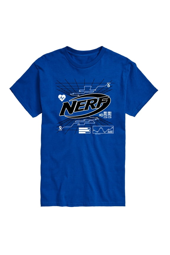 - Nerf Grid Map - Men's Short Sleeve T-Shirt