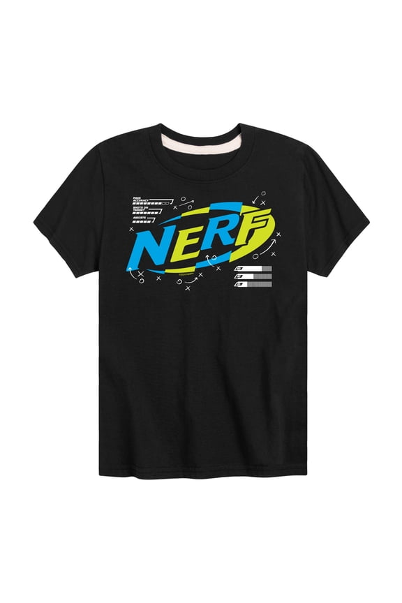 - Nerf Logo - Boy's Short Sleeve T-Shirt