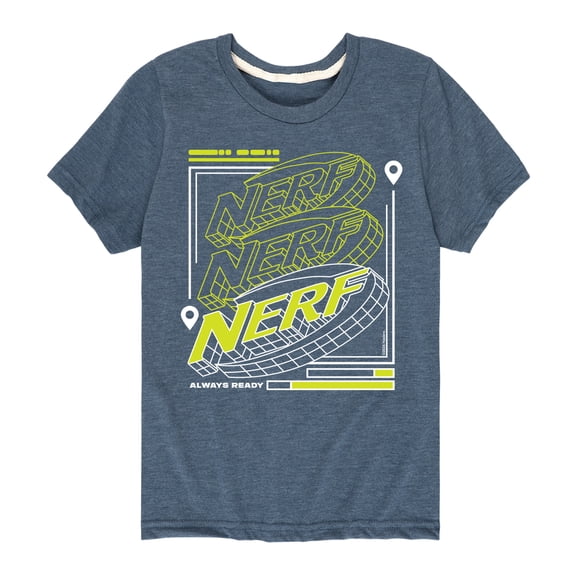 Nerf - Nerf Neon Grid Logo - Boy's Short Sleeve T-Shirt
