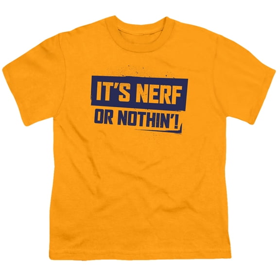 Nerf Nerf Or Nothing S/S Youth 18/1 T-Shirt-Gold