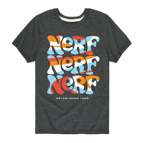 Nerf - Nerf Retro Stacked - Boy's Short Sleeve T-Shirt