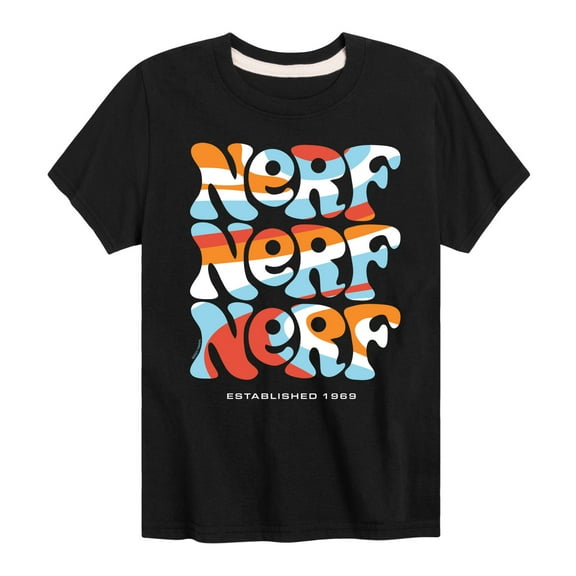 Nerf - Nerf Retro Stacked - Boy's Short Sleeve T-Shirt