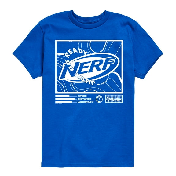 Nerf - Nerf Stats Logo - Boy's Short Sleeve T-Shirt