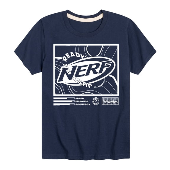 Nerf - Nerf Stats Logo - Boy's Short Sleeve T-Shirt