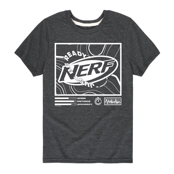 Nerf - Nerf Stats Logo - Boy's Short Sleeve T-Shirt