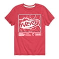 thumbnail image 1 of Nerf - Nerf Stats Logo - Boy's Short Sleeve T-Shirt, 1 of 4