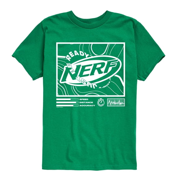 Nerf - Nerf Stats Logo - Boy's Short Sleeve T-Shirt