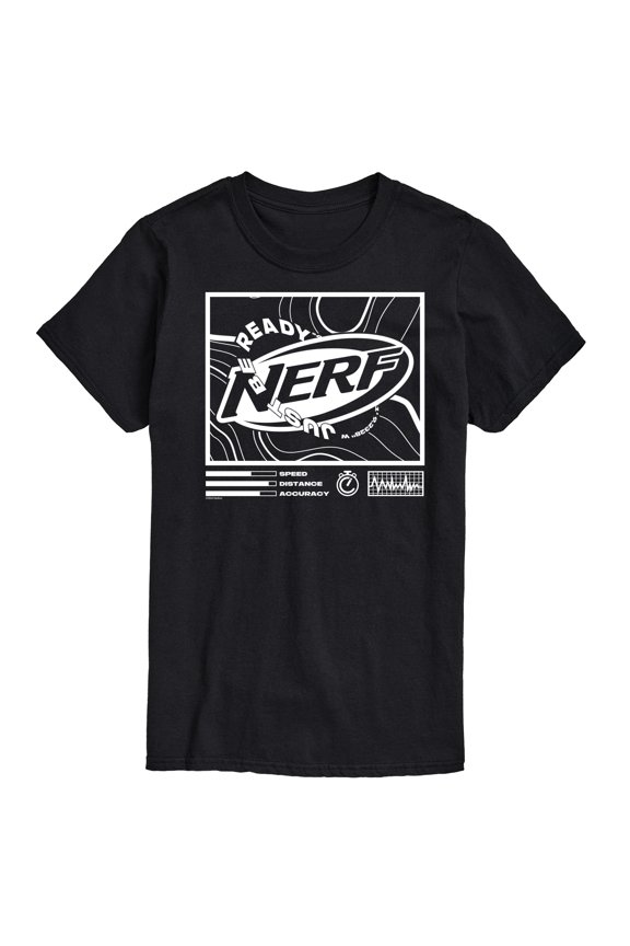- Nerf Stats Logo - Men's Short Sleeve T-Shirt