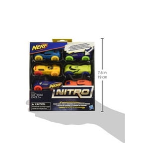 Nerf Nitro Foam Car 6-Pack (Version 2)