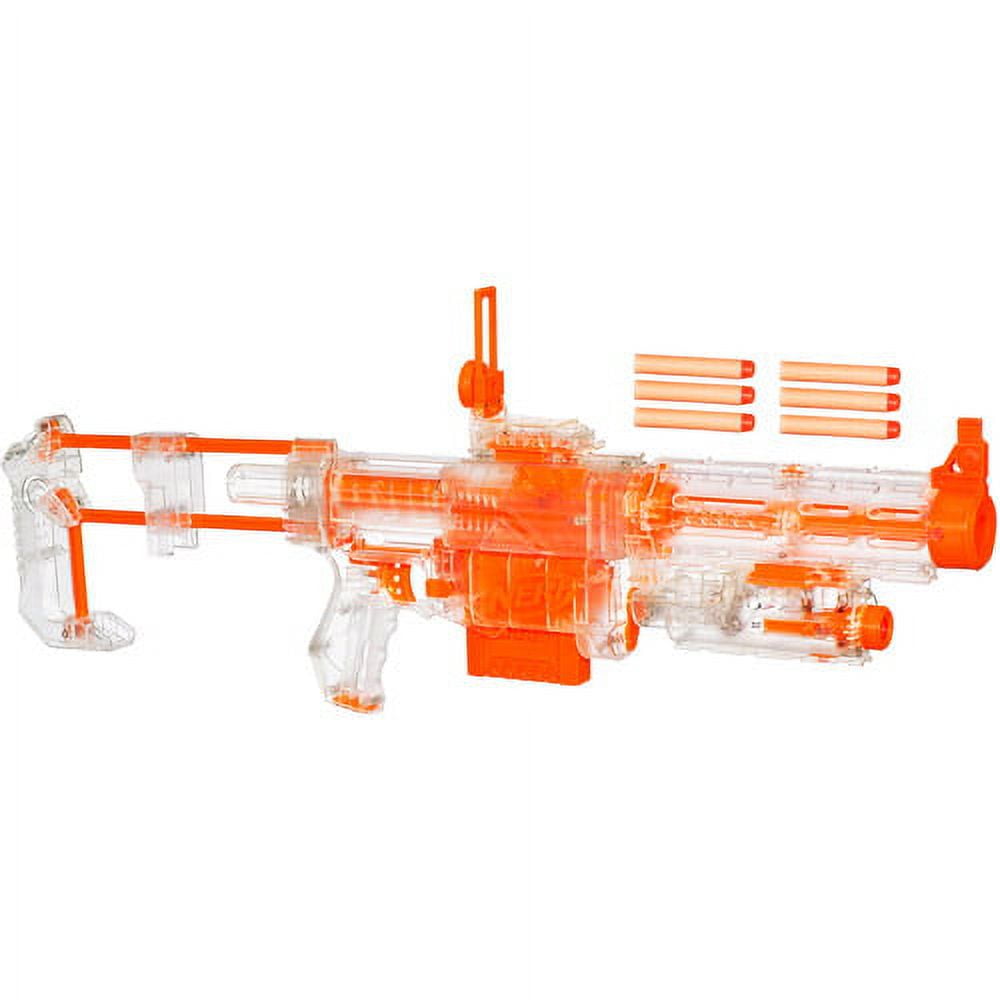 NERF N-Strike Long Strike CS-6 rifle gun W Scope. No Shoulder