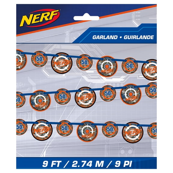 Nerf Party Garland, 7 ft, 1ct